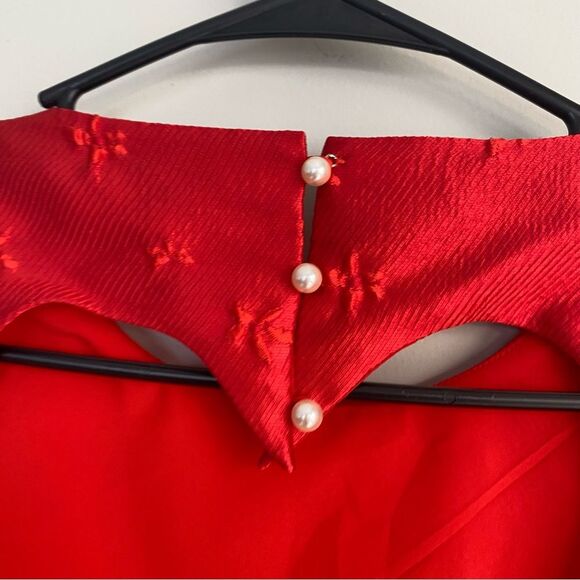 Sister Jane Poppy Heart-Cutout Mini Dress - Picture 9 of 10